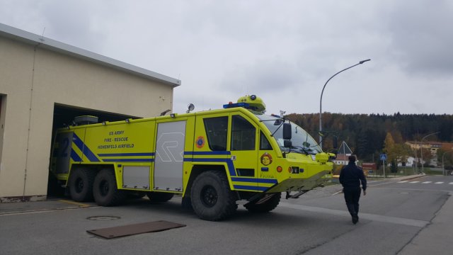 Besuch US Feuerwehr Hohenfels